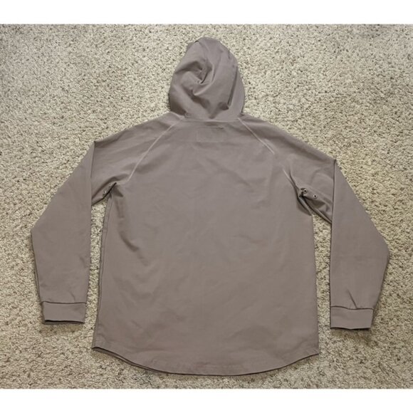 Bylt Premium Basics Sand Brown Elite Drop Cut Pullover Hoodie Size Medium EUC - Picture 4 of 5
